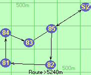 Route >5240m